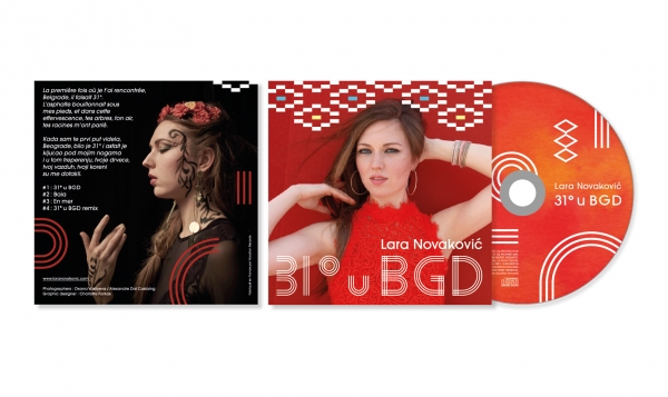 Pochette de CD. Lara Novakovic, 31° u BGD (2017)